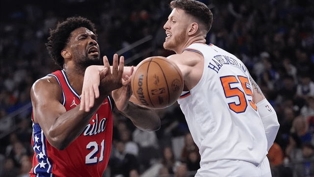 76人灭尼克斯,恩比德全场碾压 76人灭尼克斯,恩比德全场碾压